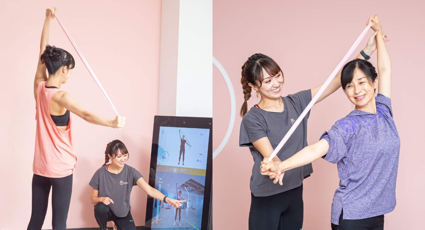 フィットネスの様子